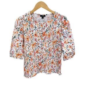 Mexx Smocked Floral Top